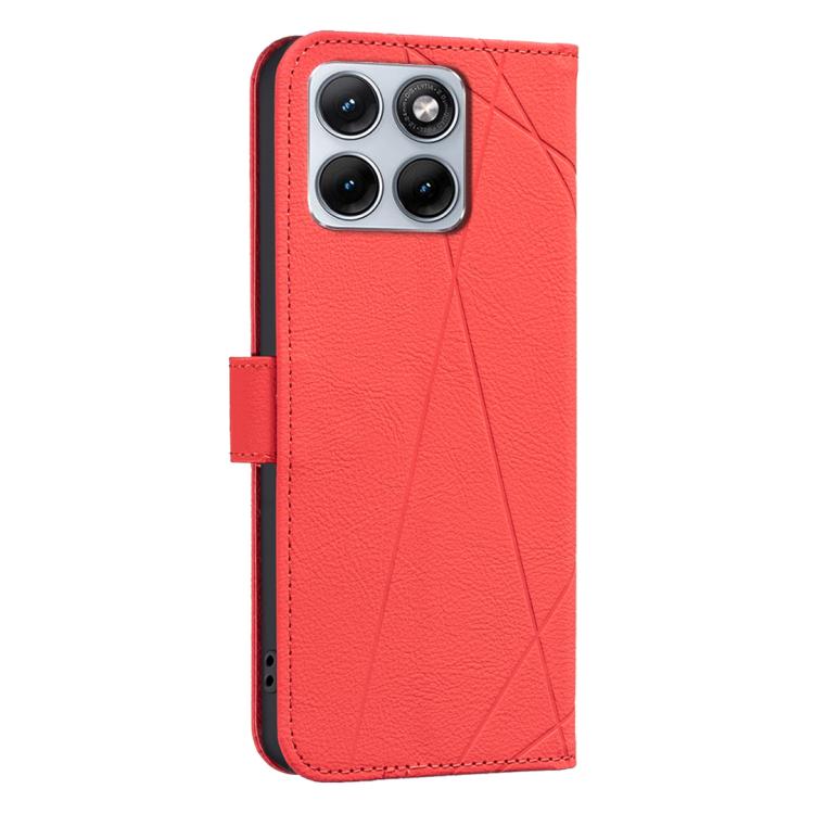 For Motorola Edge 70 Fusion 5G Geometric Pattern RFID Leather Phone Case