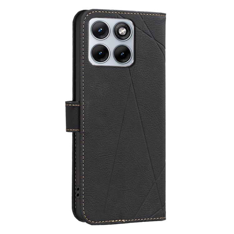 For Motorola Edge 70 Fusion 5G Geometric Pattern RFID Leather Phone Case