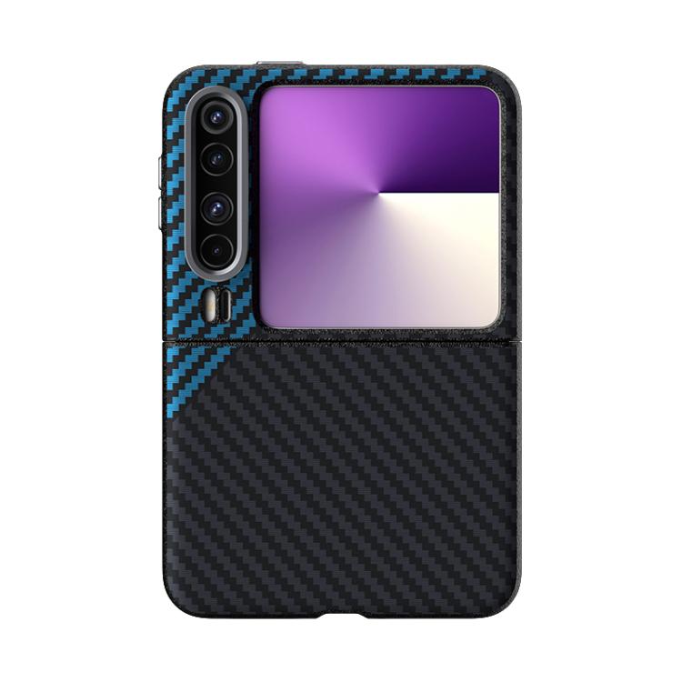 For Huawei Pura X ABEEL C Carbon Fiber Series 6D Micro Relief MagSafe Phone Case