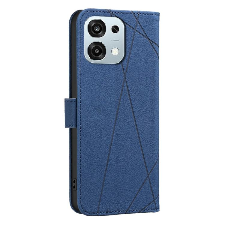 For OPPO A6 Pro 5G/4G Global / F31 5G Geometric Pattern RFID Leather Phone Case