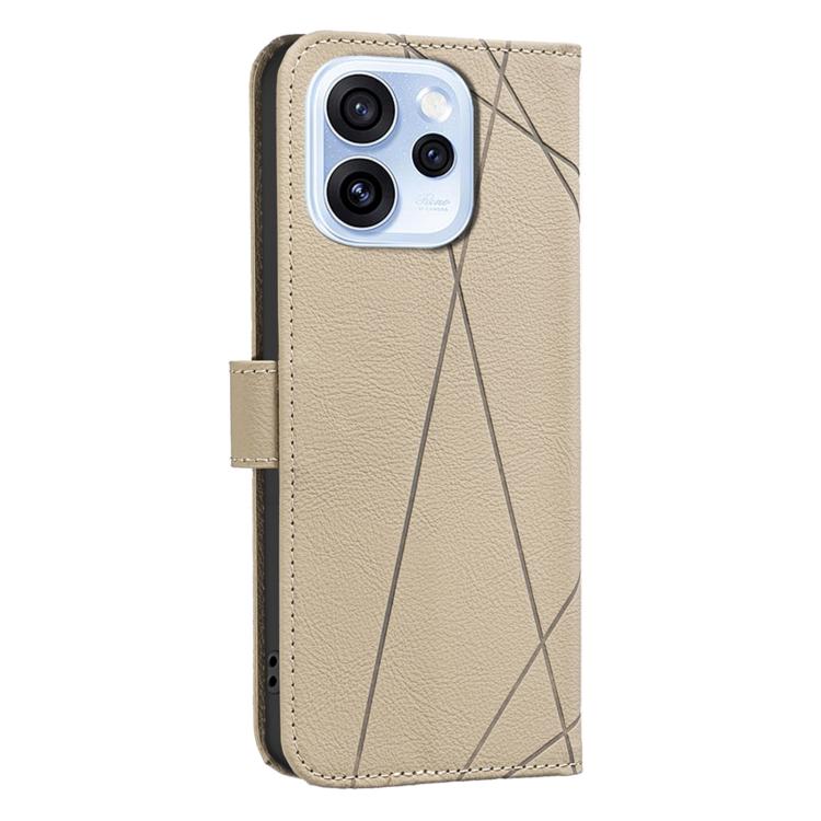 For OPPO Reno15 5G Global Geometric Pattern RFID Leather Phone Case