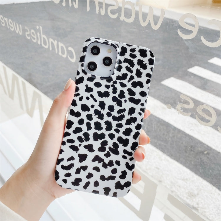 For iPhone 12 mini Leopard Pattern Non-full Coverage TPU Protective Case