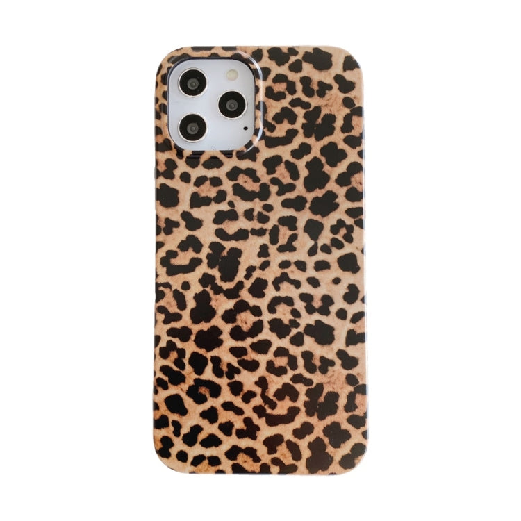 For iPhone 12 mini Leopard Pattern Non-full Coverage TPU Protective Case