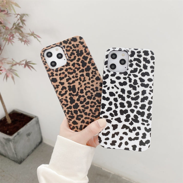 For iPhone 12 mini Leopard Pattern Non-full Coverage TPU Protective Case