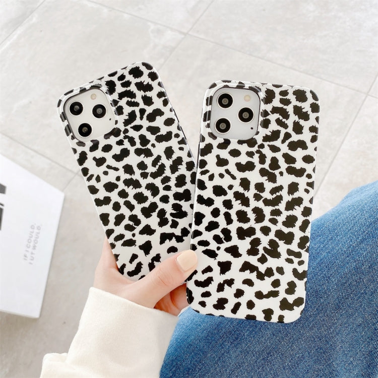 For iPhone 12 Pro Max Leopard Pattern Non-full Coverage TPU Protective Case