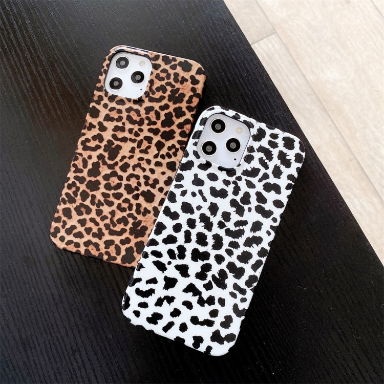 For iPhone 12 Pro Max Leopard Pattern Non-full Coverage TPU Protective Case
