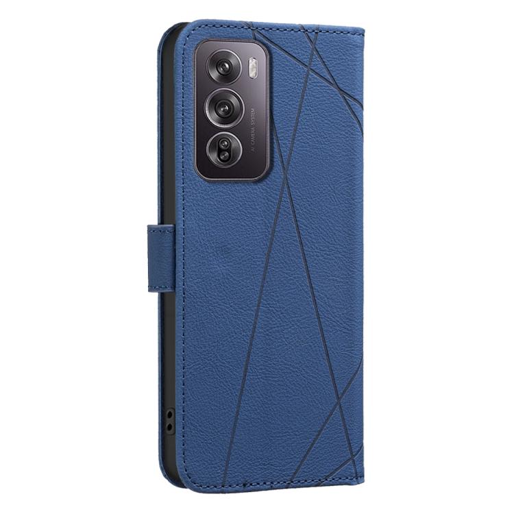 For Realme 12 Pro 5G / 12 Pro+ 5G Global Geometric Pattern RFID Leather Phone Case