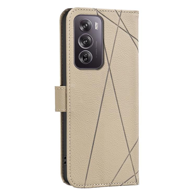 For Realme 12 Pro 5G / 12 Pro+ 5G Global Geometric Pattern RFID Leather Phone Case