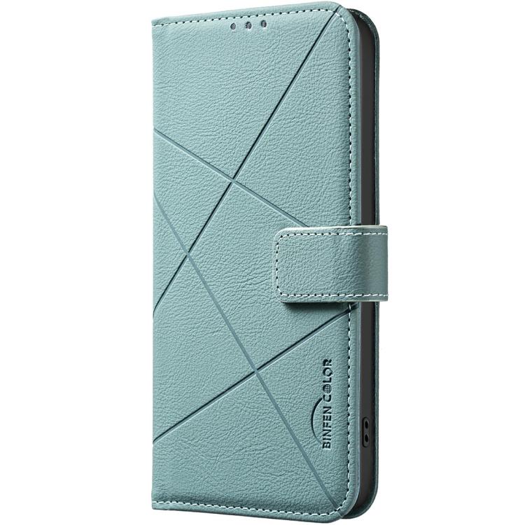 For Realme C71 4G Global Geometric Pattern RFID Leather Phone Case