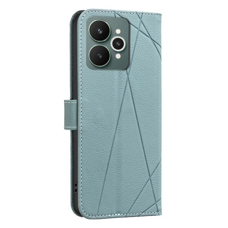 For Realme 15 Pro 5G Geometric Pattern RFID Leather Phone Case