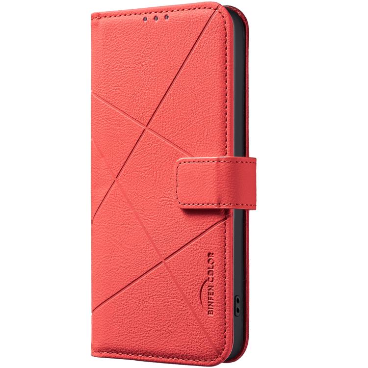 For Realme 16 5G Geometric Pattern RFID Leather Phone Case