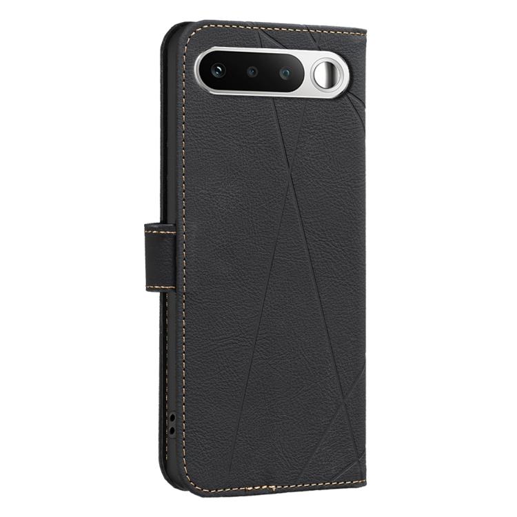 For Realme 16 5G Geometric Pattern RFID Leather Phone Case