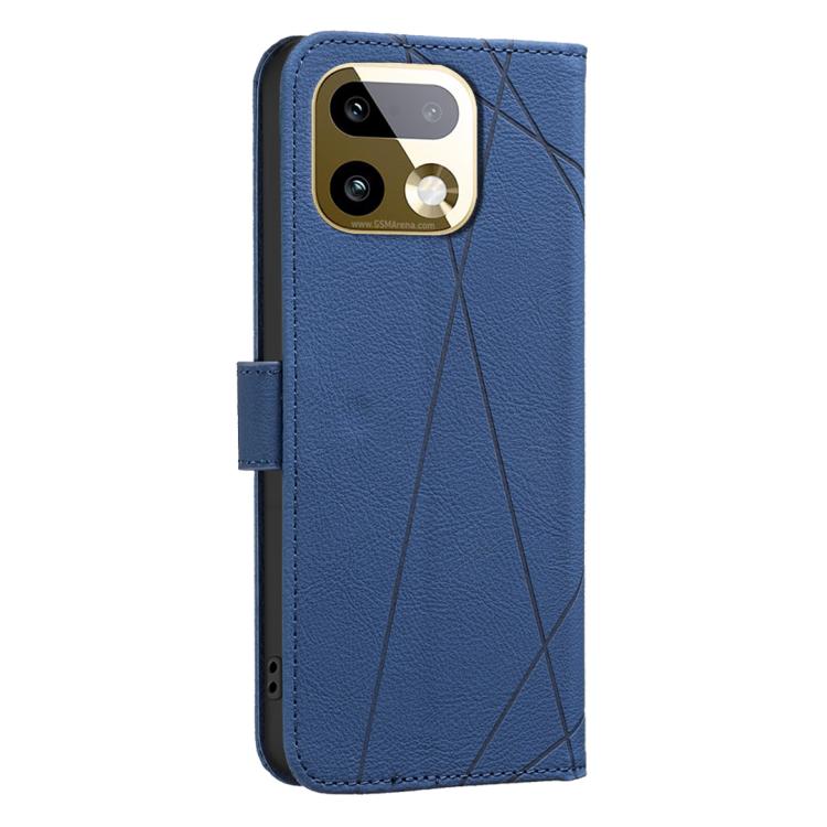 For Realme 16 Pro+ 5G Geometric Pattern RFID Leather Phone Case