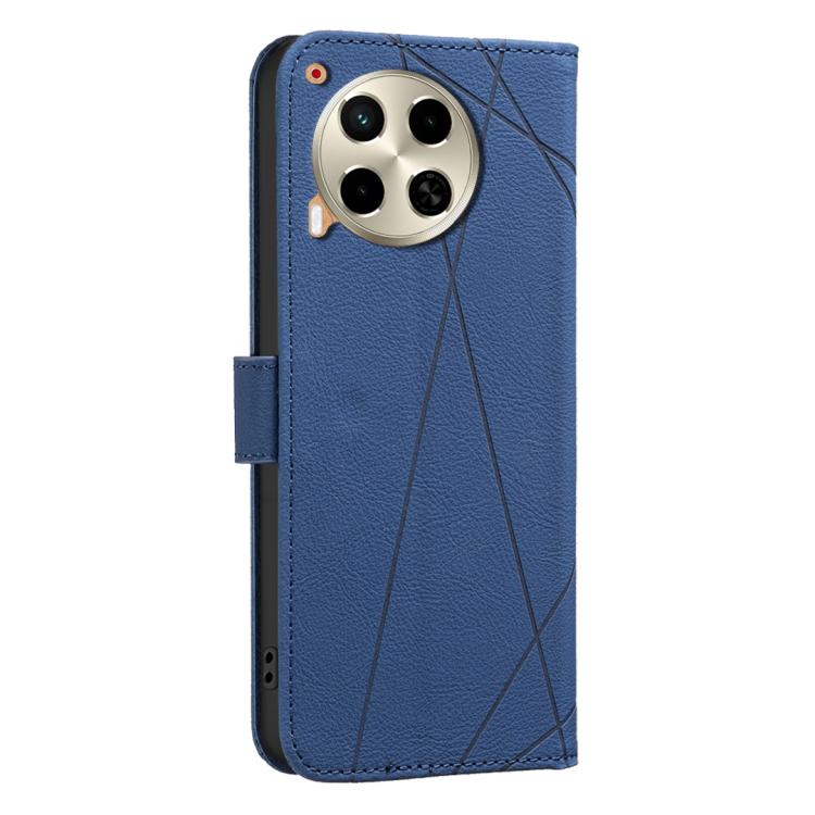 For Tecno Camon 30 4G / 30 5G Geometric Pattern RFID Leather Phone Case