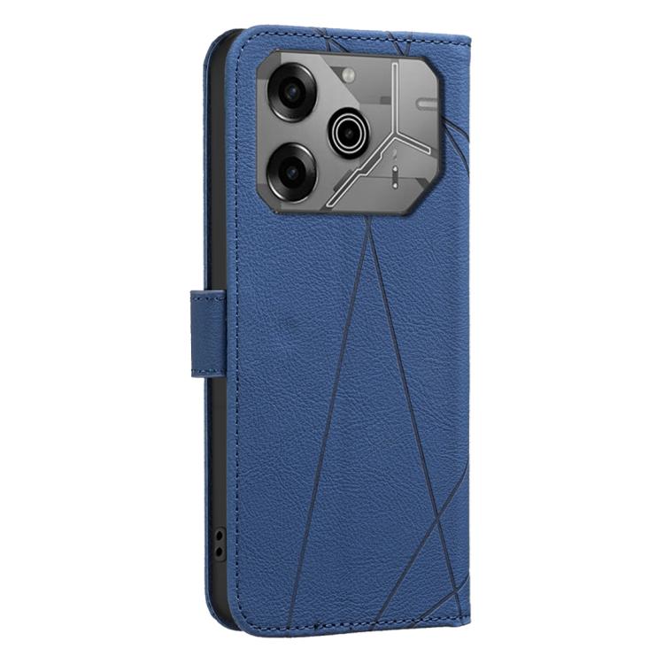 For Tecno Pova 6 / Pova 6 Pro 5G Geometric Pattern RFID Leather Phone Case