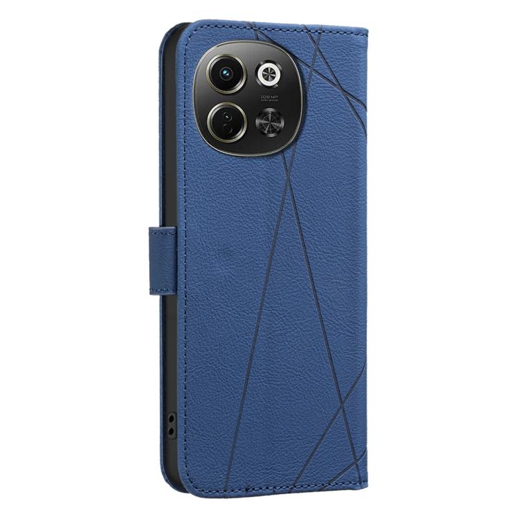 For Tecno Pova 6 Neo 5G / Spark 30 5G Geometric Pattern RFID Leather Phone Case