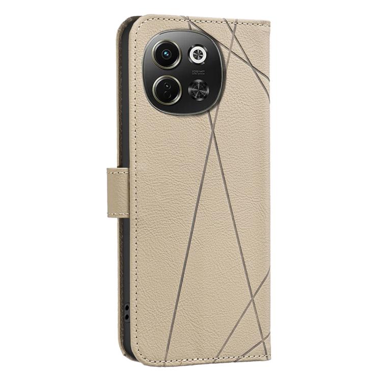For Tecno Pova 6 Neo 5G / Spark 30 5G Geometric Pattern RFID Leather Phone Case