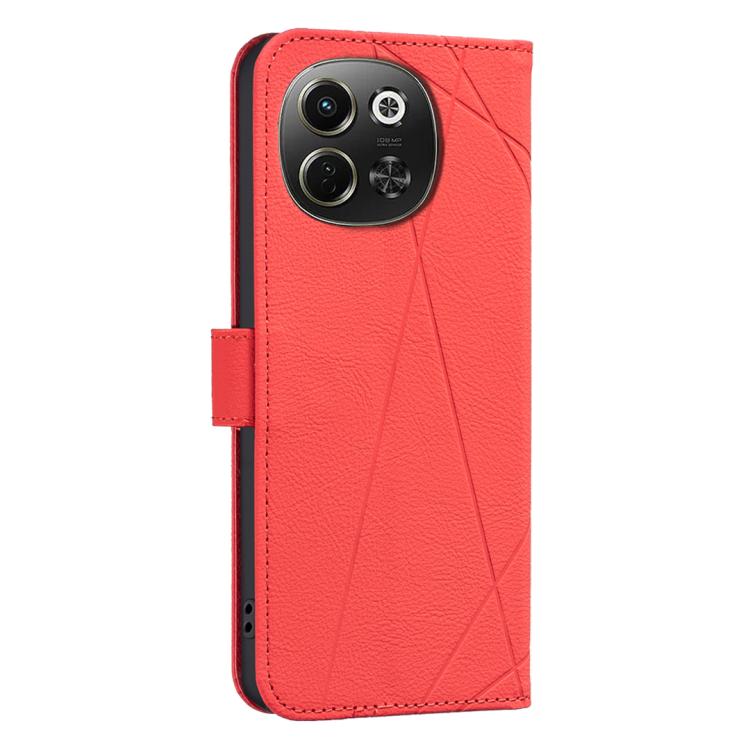 For Tecno Pova 6 Neo 5G / Spark 30 5G Geometric Pattern RFID Leather Phone Case