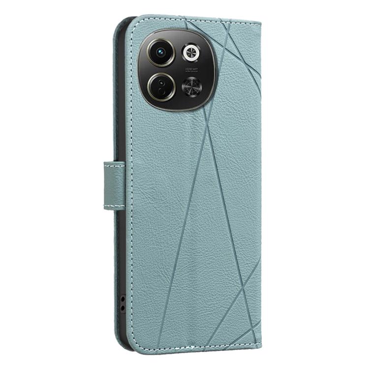 For Tecno Pova 6 Neo 5G / Spark 30 5G Geometric Pattern RFID Leather Phone Case