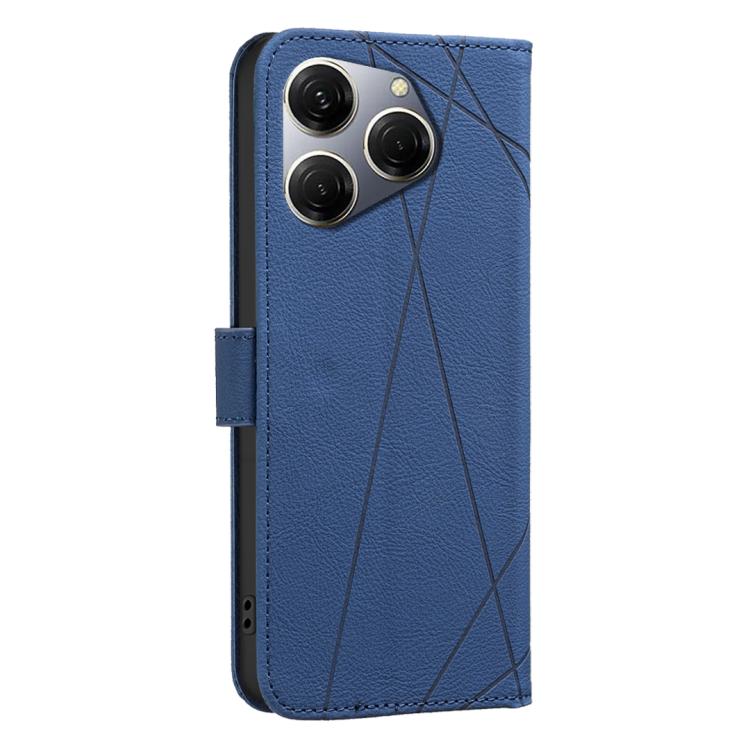 For Tecno Spark 20 Pro Geometric Pattern RFID Leather Phone Case