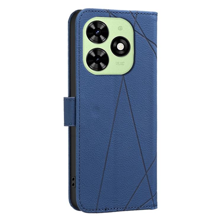For Tecno Spark GO 2024 / 20C / Pop 8 Geometric Pattern RFID Leather Phone Case