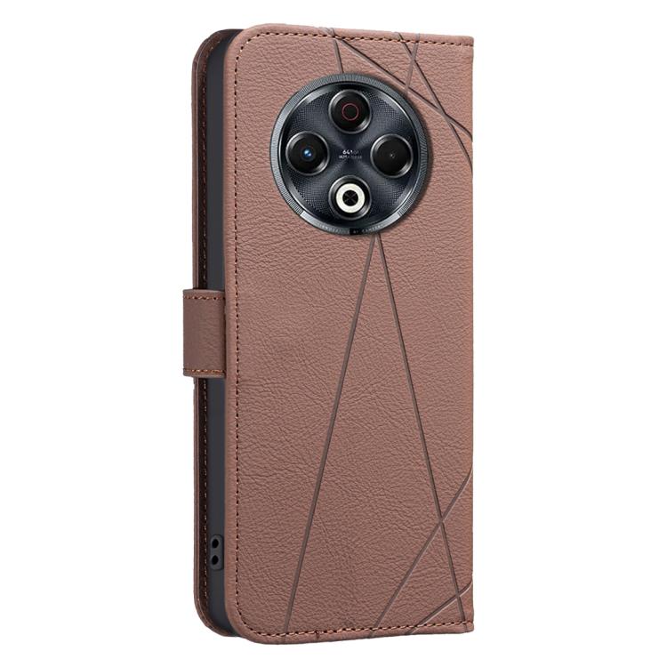For Tecno Spark 30 4G Geometric Pattern RFID Leather Phone Case