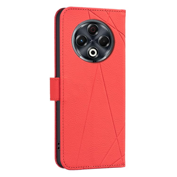 For Tecno Spark 30 4G Geometric Pattern RFID Leather Phone Case