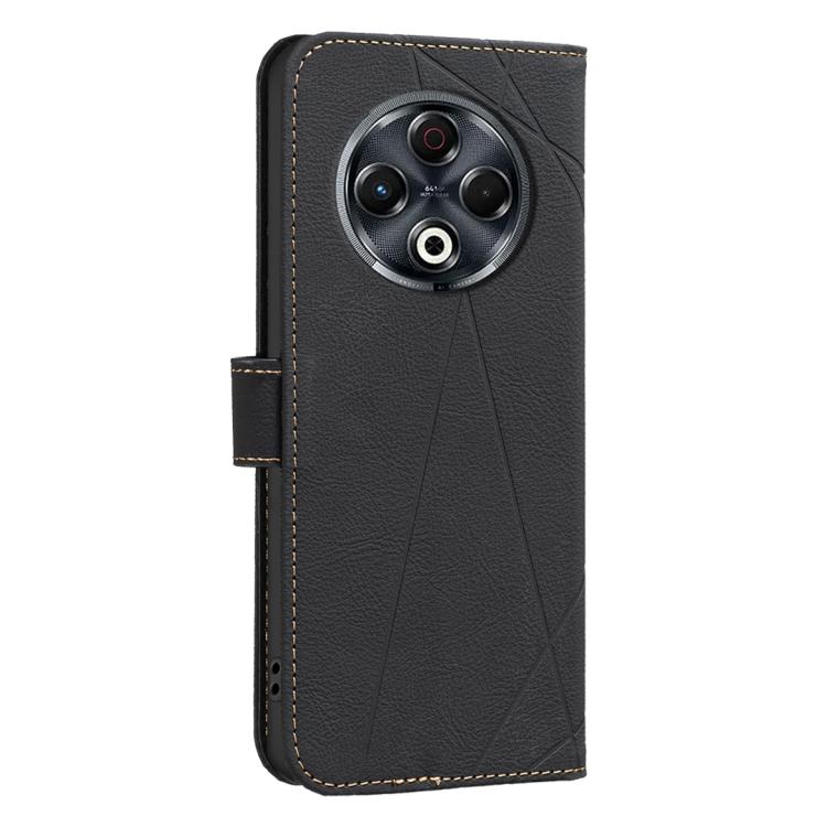 For Tecno Spark 30 4G Geometric Pattern RFID Leather Phone Case