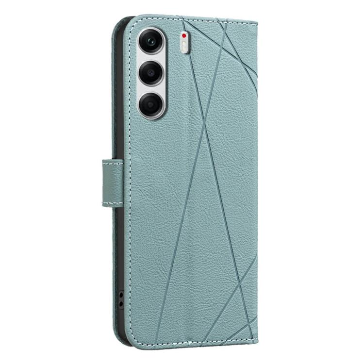 For Tecno Camon 40 Pro 4G Geometric Pattern RFID Leather Phone Case