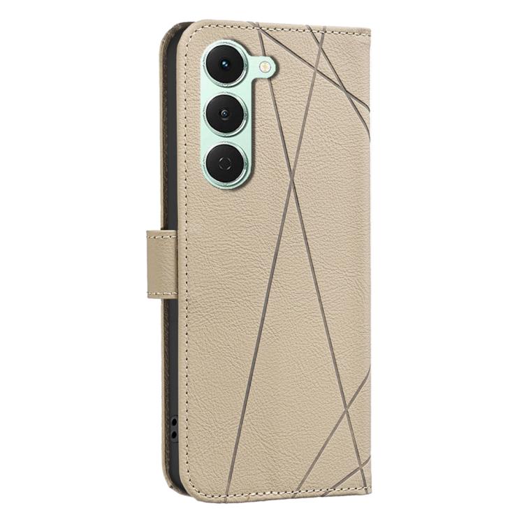 For Tecno Spark 40 Pro 4G Geometric Pattern RFID Leather Phone Case