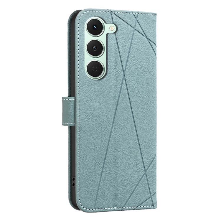 For Tecno Spark 40 Pro 4G Geometric Pattern RFID Leather Phone Case
