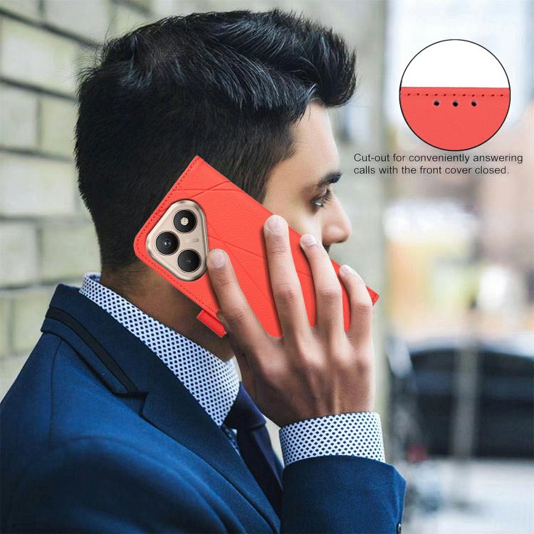 For Tecno Pova 7 Ultra 5G Geometric Pattern RFID Leather Phone Case