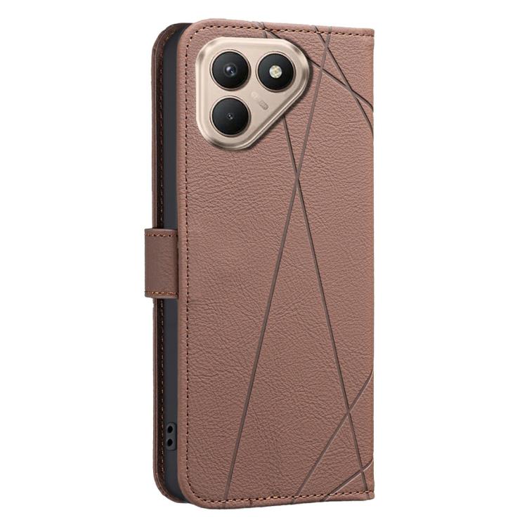 For Tecno Pova 7 Pro 5G Geometric Pattern RFID Leather Phone Case