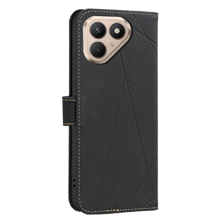 For Tecno Pova 7 Pro 5G Geometric Pattern RFID Leather Phone Case