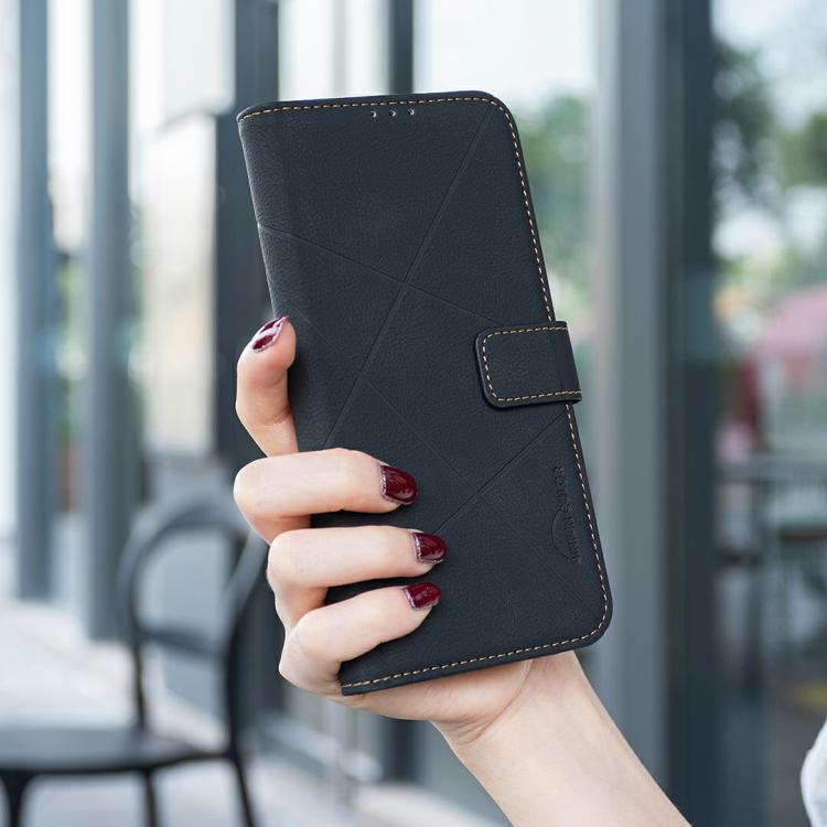 For Tecno Pova 7 Pro 5G Geometric Pattern RFID Leather Phone Case