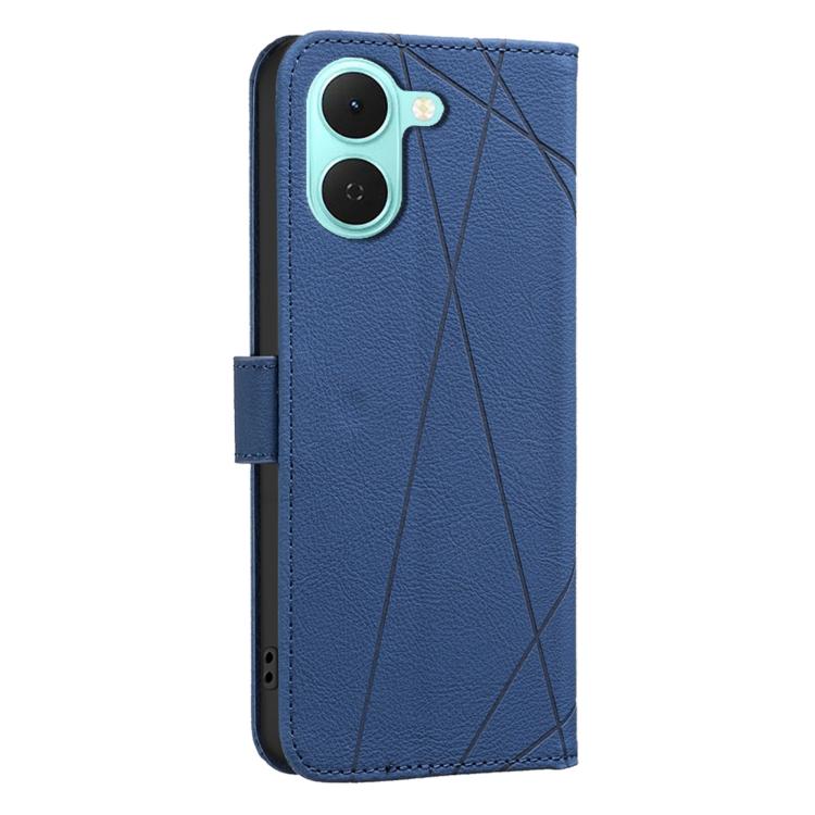 For Tecno Spark Go 3 Geometric Pattern RFID Leather Phone Case