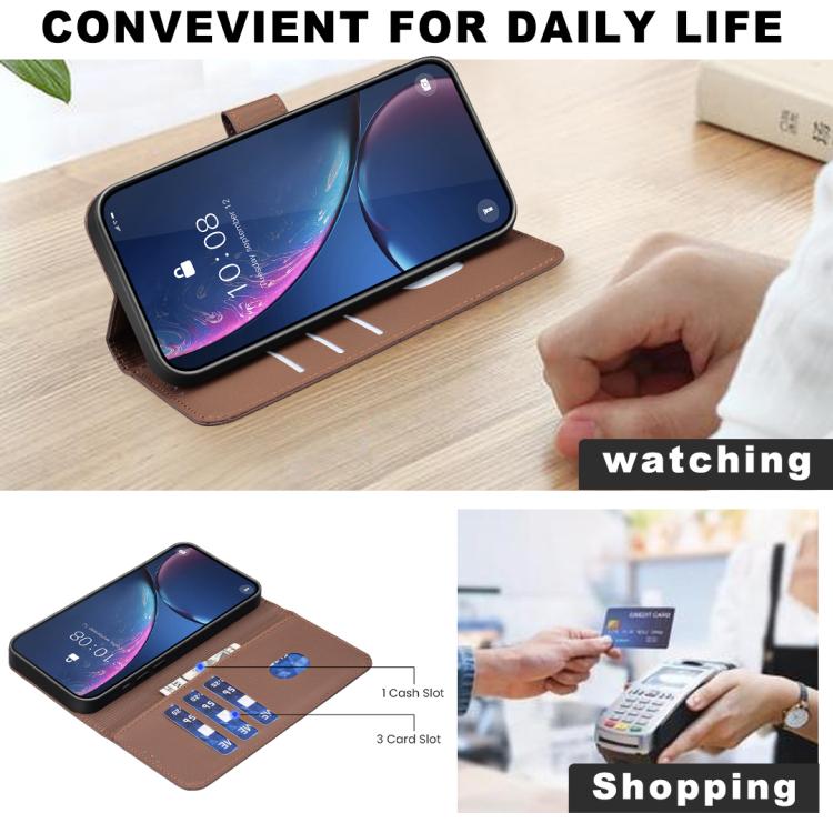 For Tecno Camon 50 4G Geometric Pattern RFID Leather Phone Case