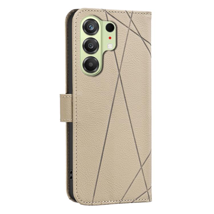 For Tecno Camon 50 4G Geometric Pattern RFID Leather Phone Case