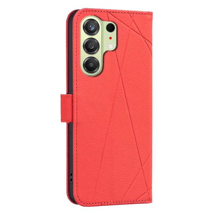 For Tecno Camon 50 4G Geometric Pattern RFID Leather Phone Case