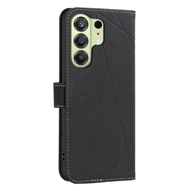 For Tecno Camon 50 4G Geometric Pattern RFID Leather Phone Case