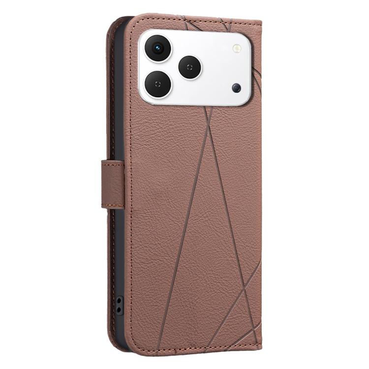 For Tecno Spark 50 4G Geometric Pattern RFID Leather Phone Case