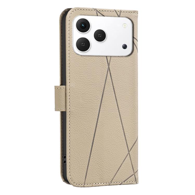 For Tecno Spark 50 4G Geometric Pattern RFID Leather Phone Case