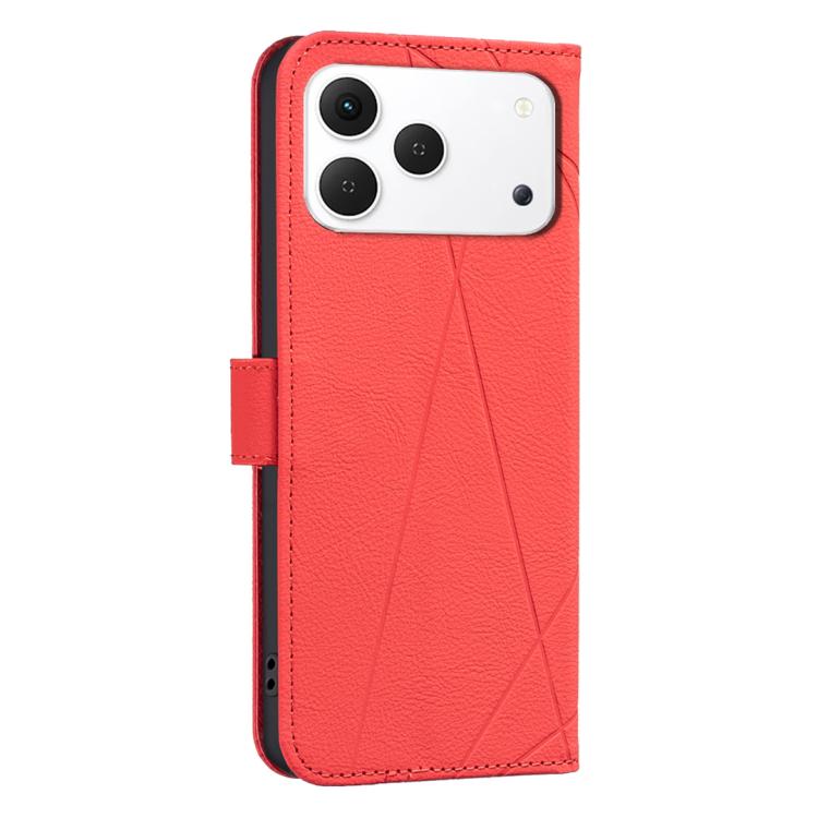 For Tecno Spark 50 4G Geometric Pattern RFID Leather Phone Case