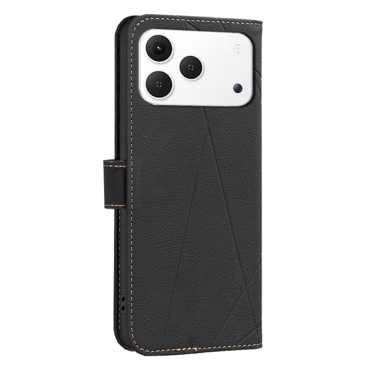 For Tecno Spark 50 4G Geometric Pattern RFID Leather Phone Case