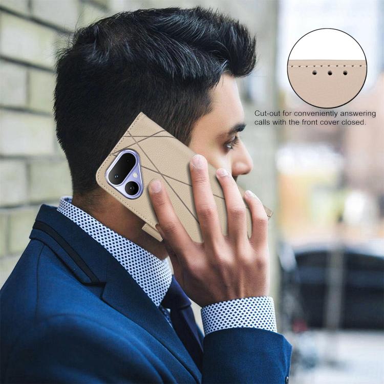 For Tecno Pova Curve 2 5G Geometric Pattern RFID Leather Phone Case