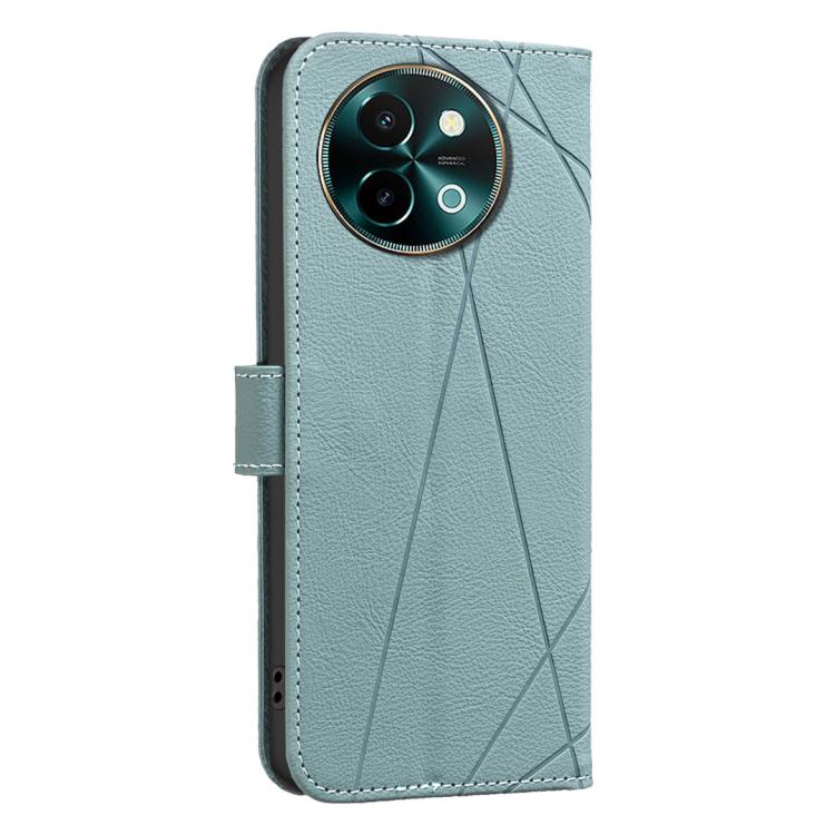 For vivo Y38 5G / Y200i 5G Geometric Pattern RFID Leather Phone Case
