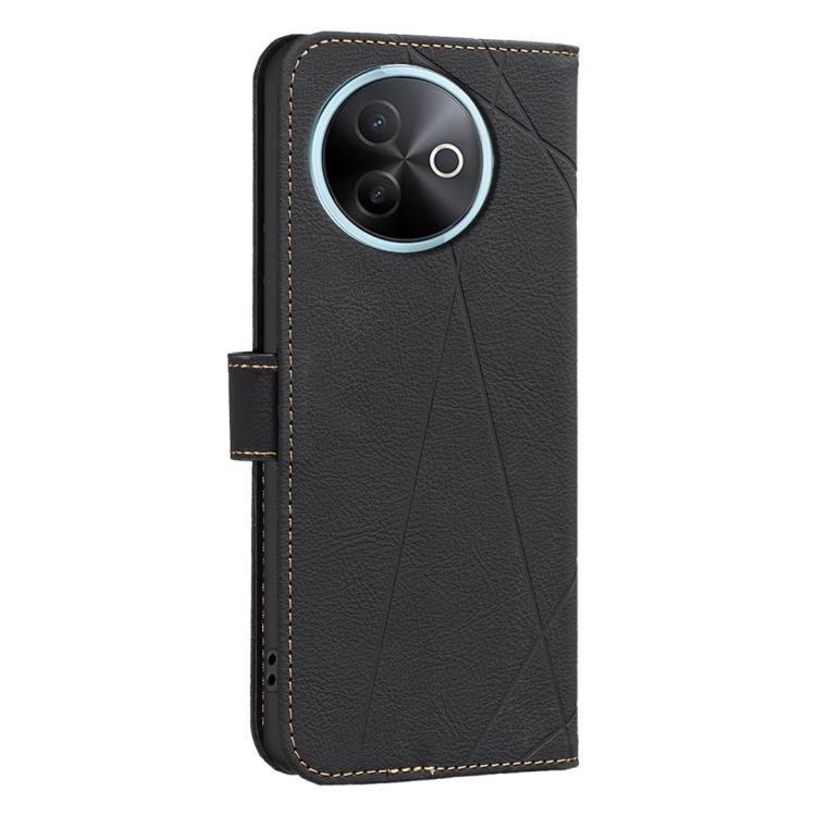 For vivo Y39 5G Geometric Pattern RFID Leather Phone Case