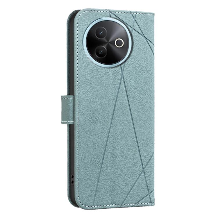 For vivo Y39 5G Geometric Pattern RFID Leather Phone Case