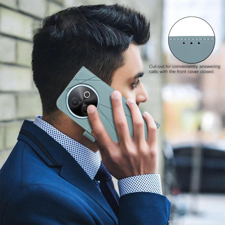 For vivo Y39 5G Geometric Pattern RFID Leather Phone Case