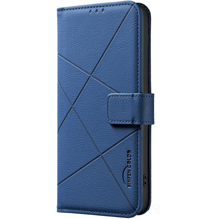 For vivo Y03 4G Global Geometric Pattern RFID Leather Phone Case